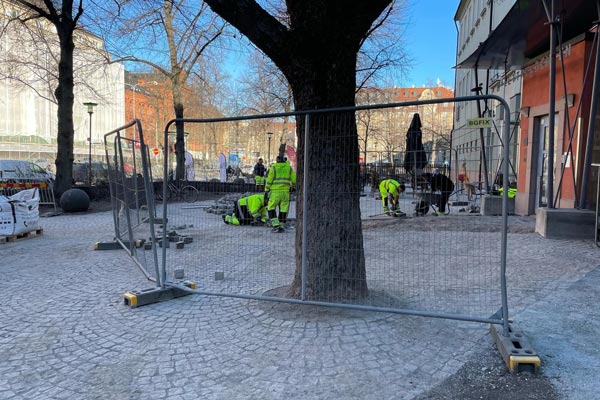 Genomfört arbete med smågatusten i stan.